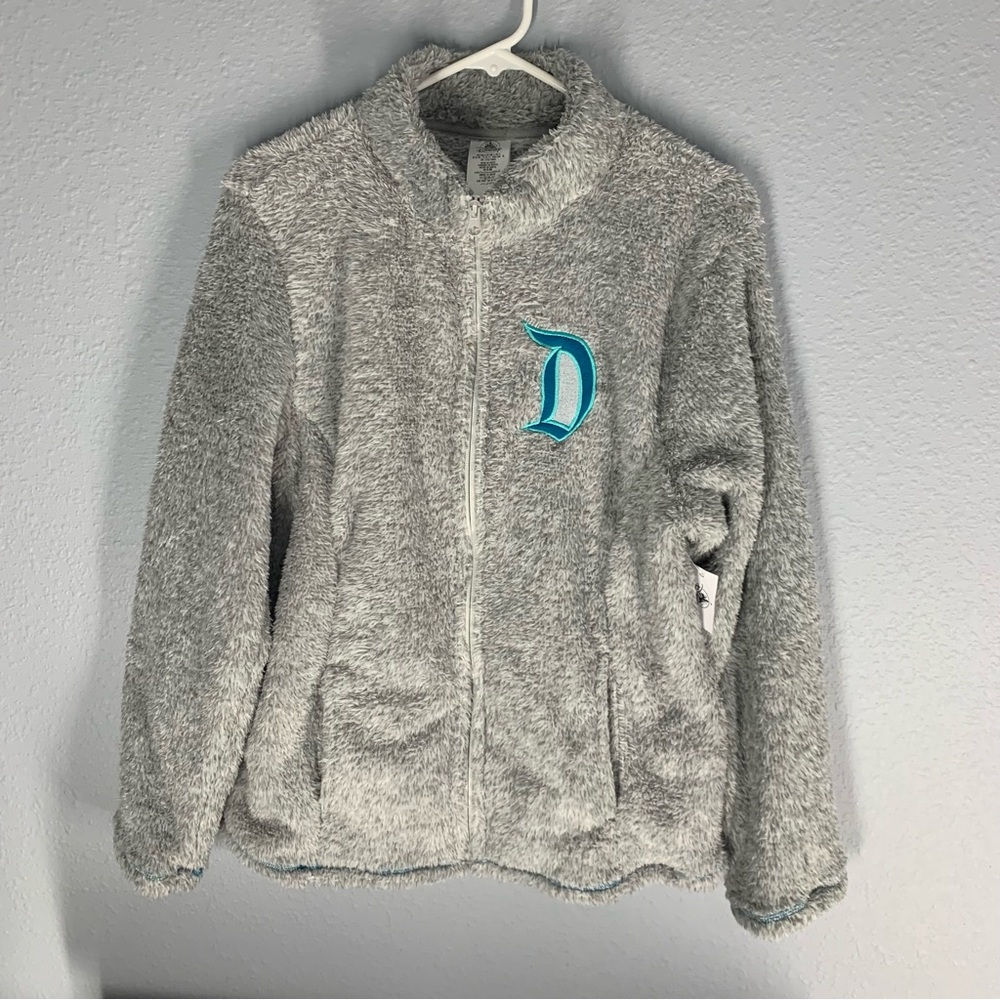 NWT Disney Disneyland Sherpa Full Front Zipper Jacket